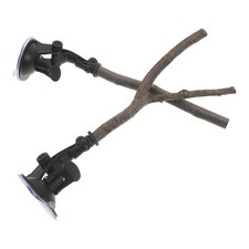 2 Pcs Parrot Sucker Stand Pole Suction Cup Perch for Cockatiels Bird with