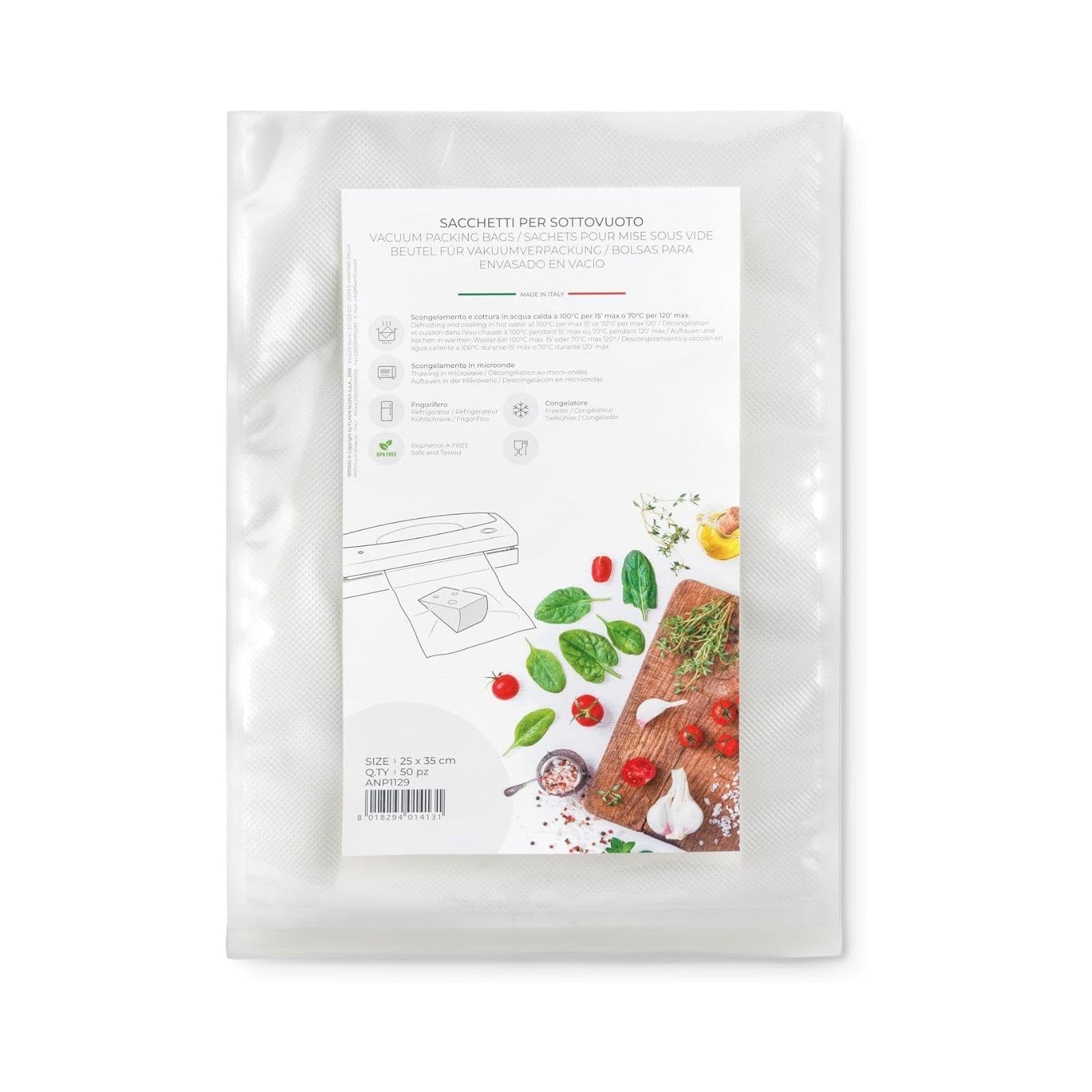 Sacchetti Sottovuoto Magic Vac 25x35 Goffrati - Massima Tenuta e Vuoto