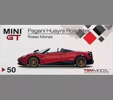 1/64 Diecast Mini Car MINI GT Series Pagani Huayra Roadster Rosso Monza LHD