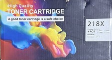 218X Toner Cartridge Set for HP 3201dw 3301fdw, 4-Pack BCMY Witout Chip