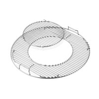 Grillrost-Einsatz - Gourmet Bbq System - Edelstahl, FüR Holzkohlegrills Mit