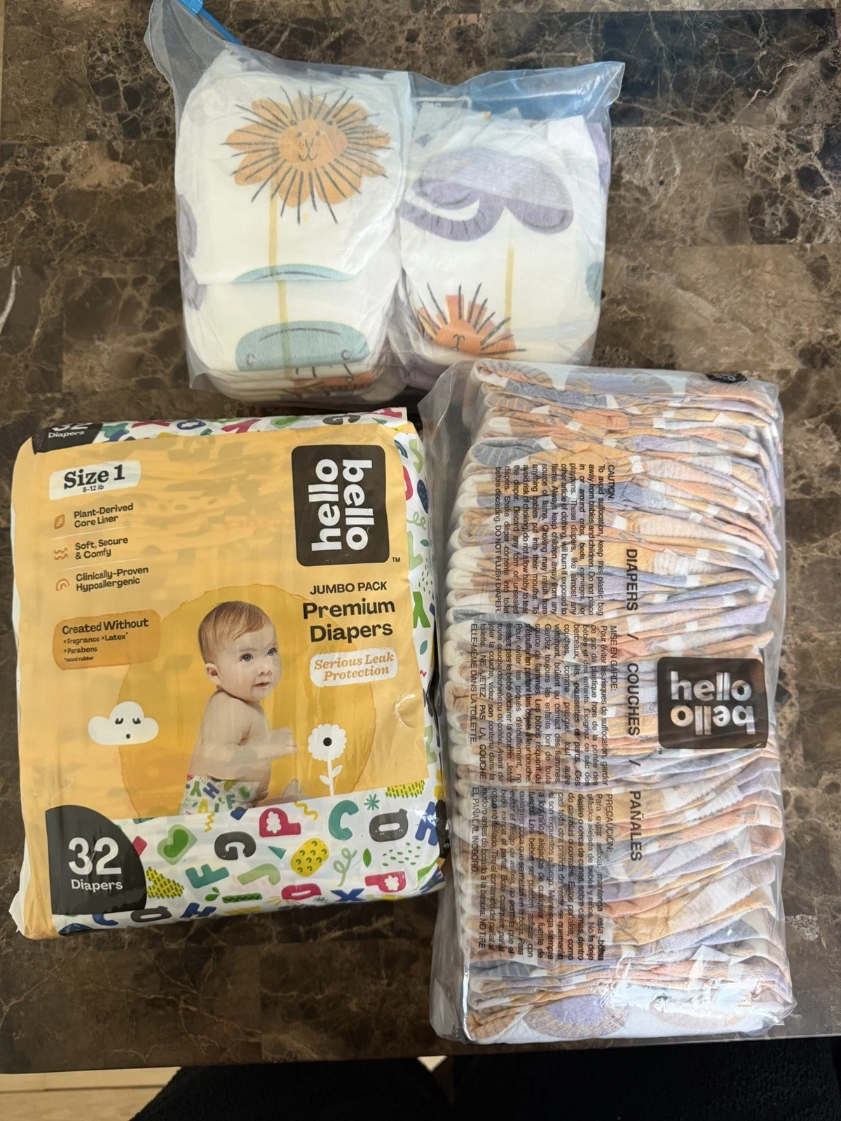 Hello Bello Premium Diapers Size 1 , NB & other
