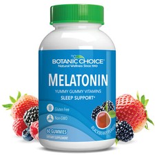Botanic Choice Melatonin 5 Mg. Gummy Sleep Dietary Supplement, 60 Gummies