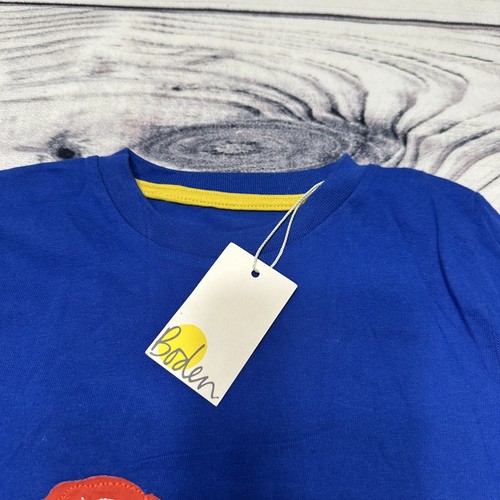 NWT New Mini Baby Boden Snake Applique Shirt Short Sleeved 2-3Y (98cm) - Picture 3 of 6