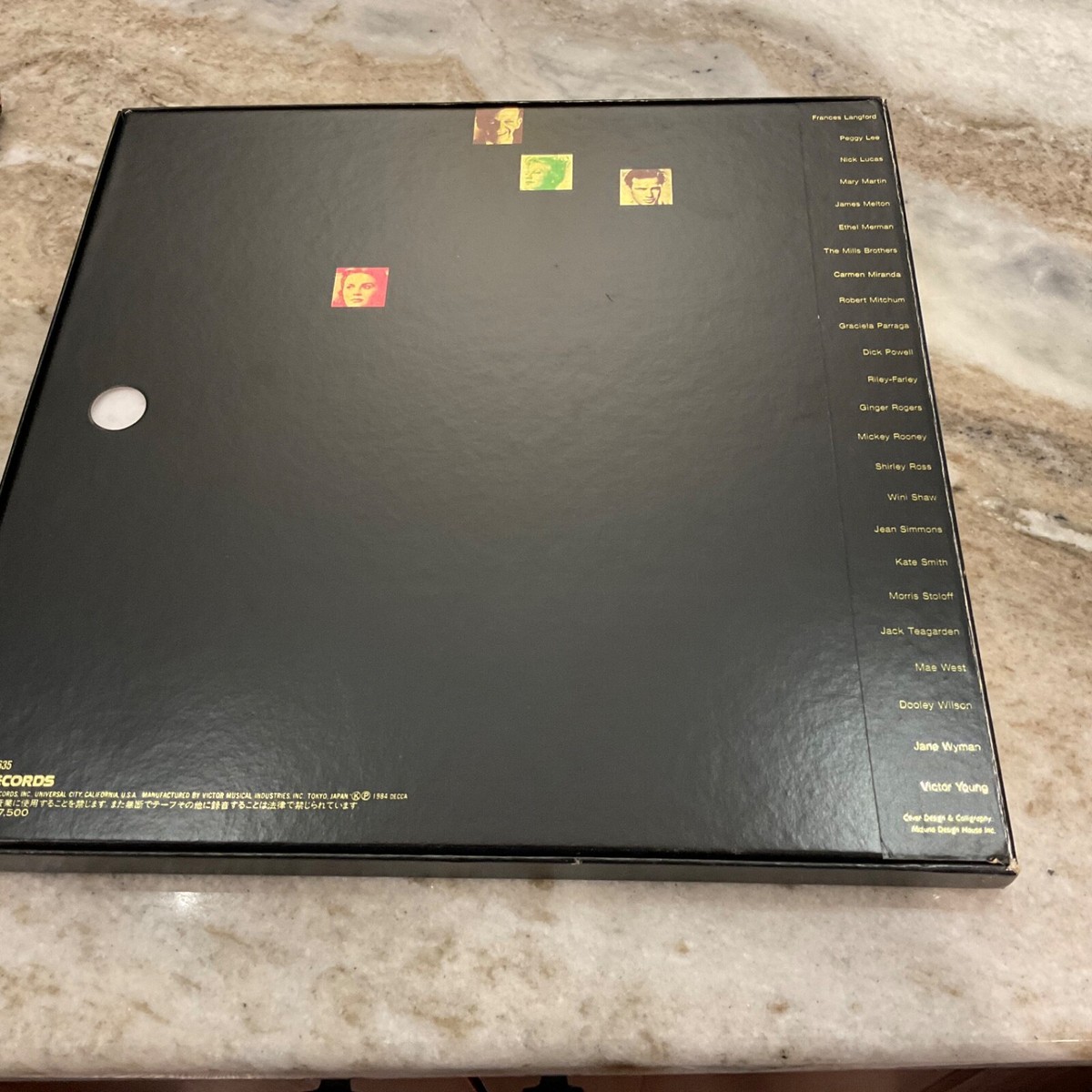 75 GREAT MOVIE THEMES Orig Artists 5 LP BOX SET V/A 1984 JAPANESE