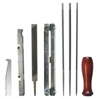 Chainsaw Sharpener Kit for 5/32 3/16 7/32 Inch Round Chainsaw Files