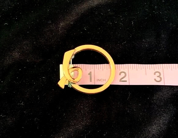 Vintage Signed RENOIR Solid Copper Open Circle Pi… - image 8