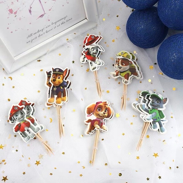 Castle Cupcake Topper Creative Cake Flags Birthday Decor Party