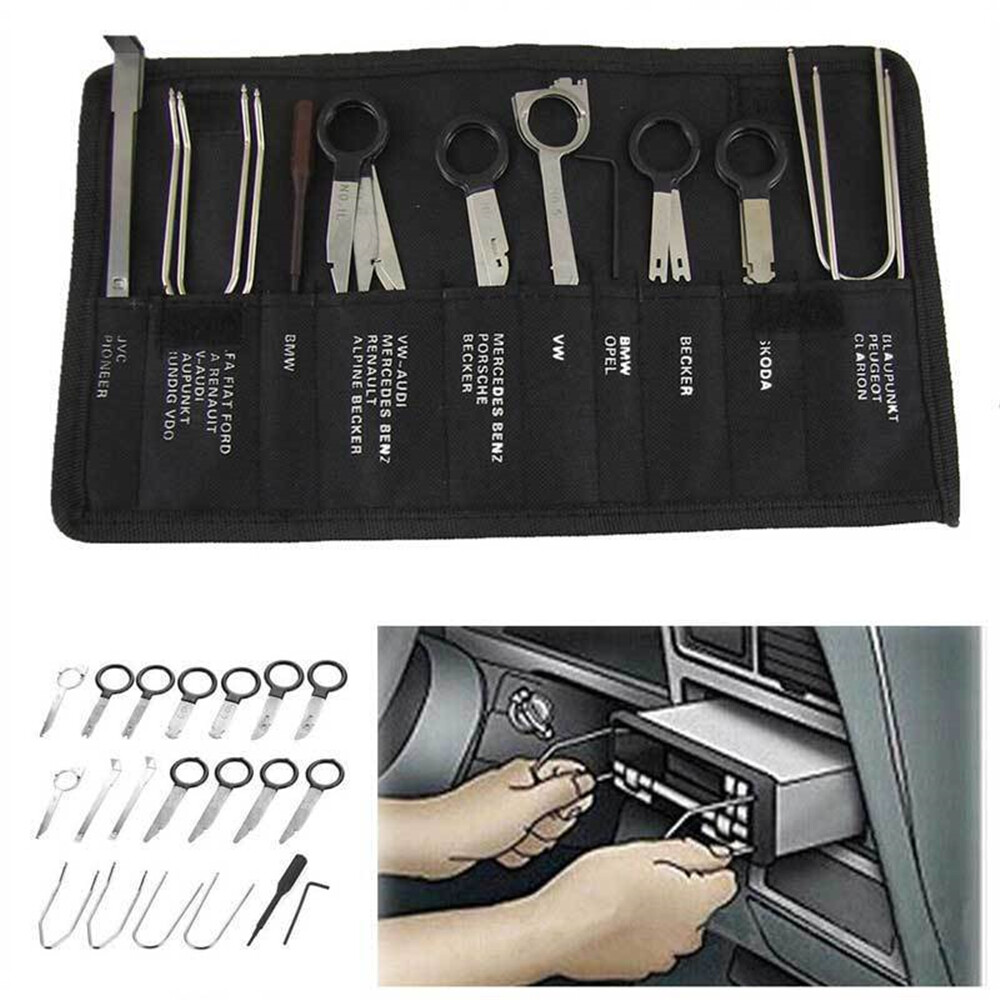Cd Stereo Release Removal Tool Set Key For Audi Bmw Vw Ford 