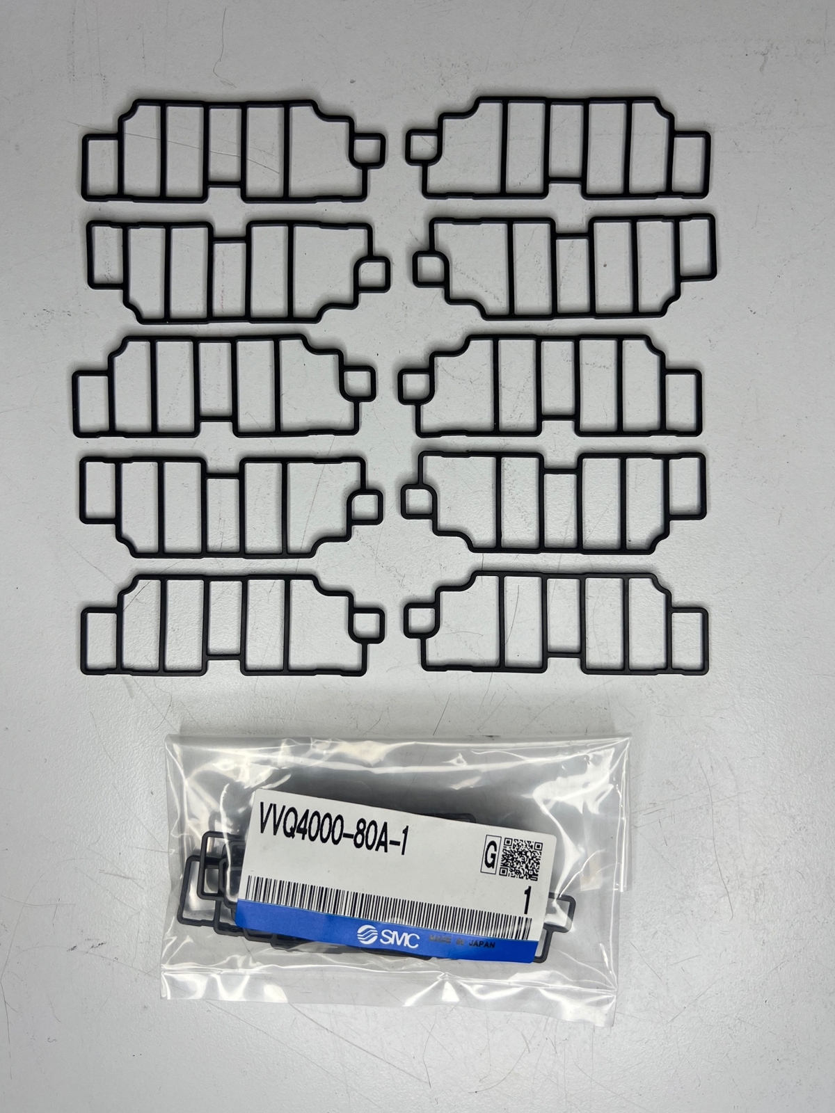 TWO (2) PACK of TEN (10) - SMC Gasket Set VVQ4000-80A-1 (NEW) 20 PCS TOTAL
