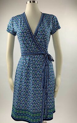 max studio floral wrap dress