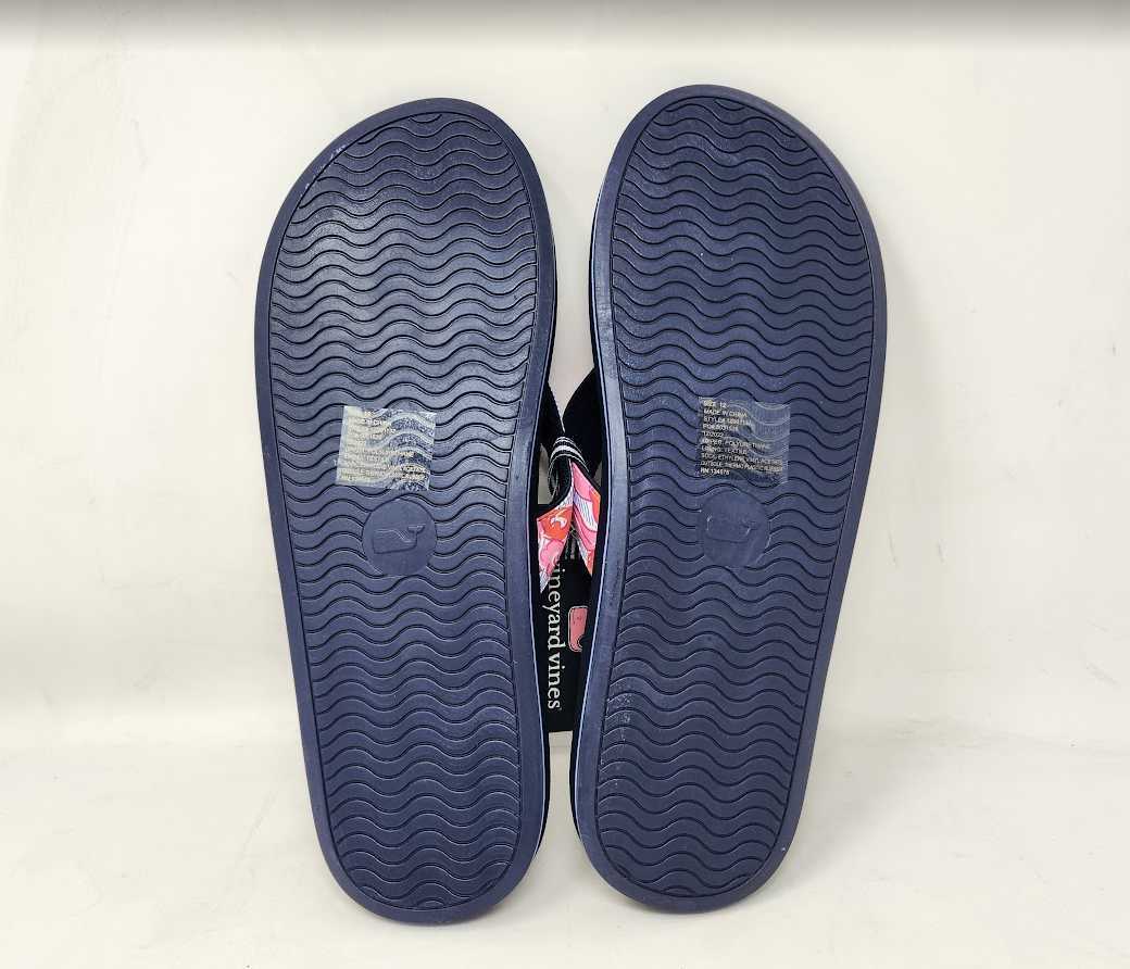 Men\'s 9 10 11 12 Vineyard Vines Kentucky Derby roses & posies flip flops sandals Men main image 4