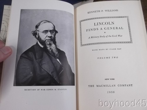 Lincoln Finds a General by Kenneth P. Williams-5 Volume Set - Picture 9 of 14
