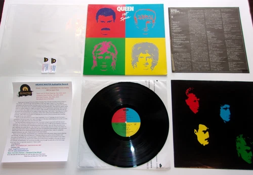 Queen Hot Space '82 Analog Mint 1st Japan ARCHIVE MASTER Ultrasonic CLEAN