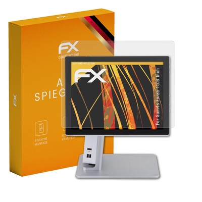 atFoliX 2x Displayfolie für Sam4s Forza 15.6 Inch Schutzfolie matt&stoßfest