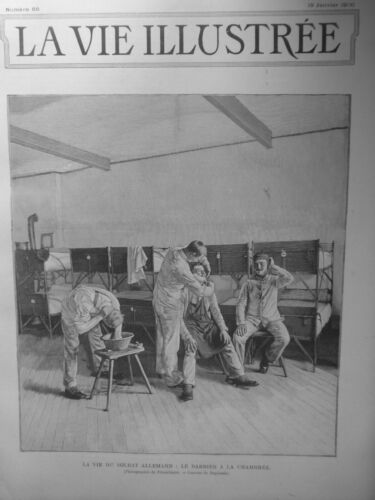 1900 VI VIE SOLDAT ALLEMAND BARBIER CHAMBREE GRAVURE DUPLESSIS  - Bild 1 von 1