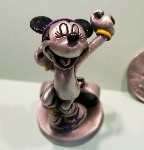 2" Hudson Fine Pewter Disney Minnie Mouse Dancing Boombox #7343 Made in USA - Picture 1 of 7