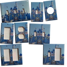 Sleeping beauty castle Light Switch Outlet Toggle wall Cover Plate Home Decor