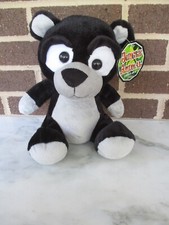 High Intensity Prizes 12" Plush Animal Bear w/Original Tags Black Gray