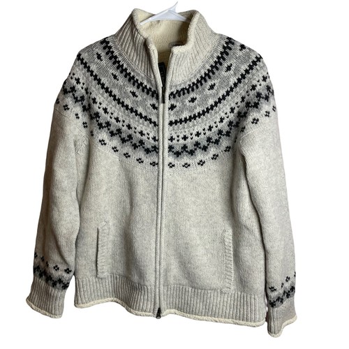 L.L.Bean Men Classic Ragg Wool Sweater 