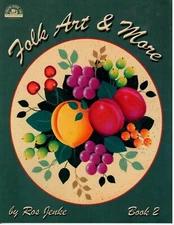 Folk Art & More Book 2 Ros Jenke Decorative Painting Acrylic Patterns Craft Book