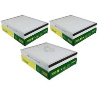 3X Original Mann Filter Innenraumluft Pollenfilter Innenraumfilter CU 25 007