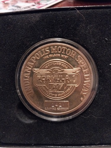 Formula One falcon mint 2003 Indianapolis Motor Speedway Bronze event coin rare - Picture 2 of 4