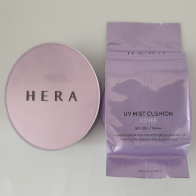 Hera UV Mist Cushion No.21 15g x 2 set SPF 50+ PA+++ Korea Cosmetic Moisturizing