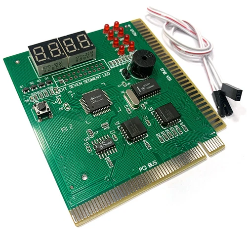 4Digit PC Analyzer Diagnostic Post Card Motherboard Fault Tester SMD For ISA PCI