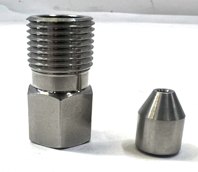 H2O JET SHORT STOP ADAPTER BODY WITH INSERT 301026-4 1/4" FX 3/8" M
