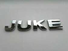  Quality Chrome 3D Car Letters Self-adhesive badge emblem sticker Spelling JUKE