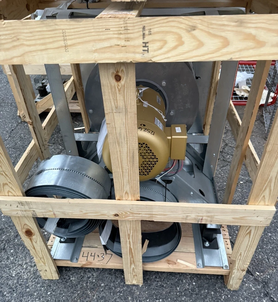 Ventilador de alta presión Greenheck Advanced Plenum y motor Baldor AHU-2, 22-APM CFM-759 Foto 4 de 4