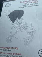 Bugaboo Bee 6 Extendable Sun Canopy with UPF Sun Protection Lemon Yellow