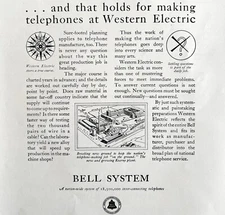 Western Electric Bell System Kearney 1928 Advertisement AT&T Telephone DWCC14