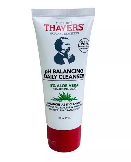 Thayers pH Balancing Daily Cleanser 5% Filet Aloe Vera • Hyaluronic Acid 3 oz