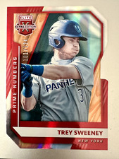 2021 Panini Elite Extra Edition Trey Sweeney 101/124 Prime Numbers B Die-Cut #20