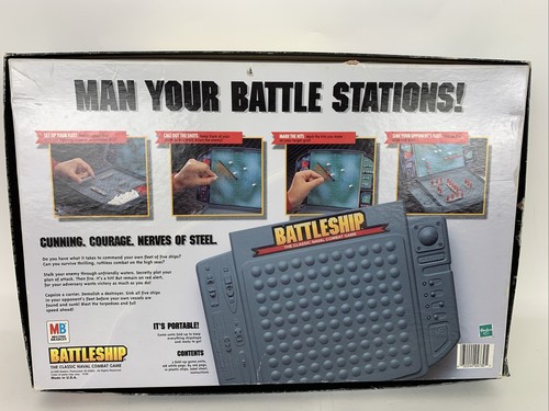 Vintage 1998 Hasbro Battleship The Classic Naval Combat Game Complete No Manual - Picture 11 of 11