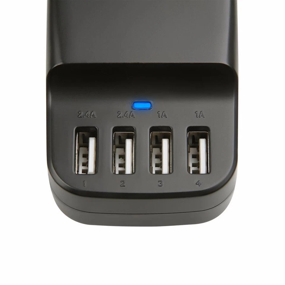EdisonBright 34 Watts 4 Port USB universal charger Multi Port f/iphone/ipad/tab - Image 3 of 4