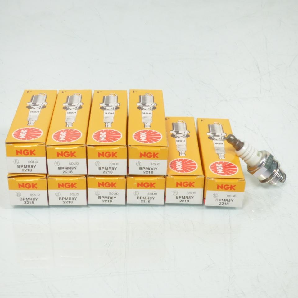 Bougie NGK BPMR8Y fin des ratés d'allumage moteur essence lot de 10 neuves