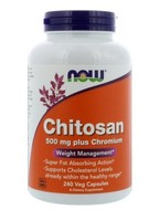 Now Foods Chitosan 500 Mg 240 Vegetarische Kapseln