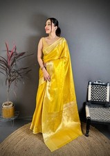 Women  s Indian Saree Fancy Designer Ethnic Party Wear Wedding Bollywood Sari New