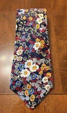 Brioni Silk Tie Multicolor Floral, Italy