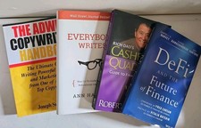 Business Finance Marketing Book Lot Kiyosaki Adweek DeFi Everybody Writes