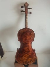 4/4 violin Stradi Model Bird Eye maple back spruce top hand carved K0288