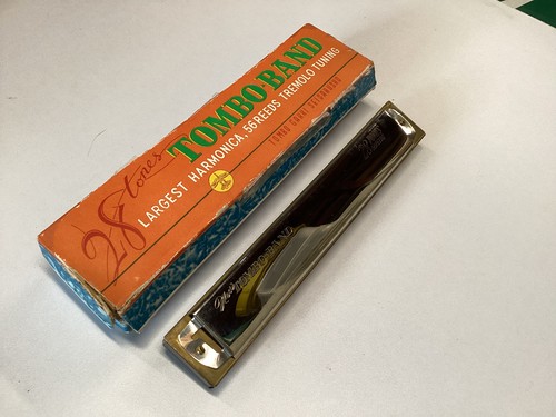 Vtg Tombo Band 28 Tones Harmonica 