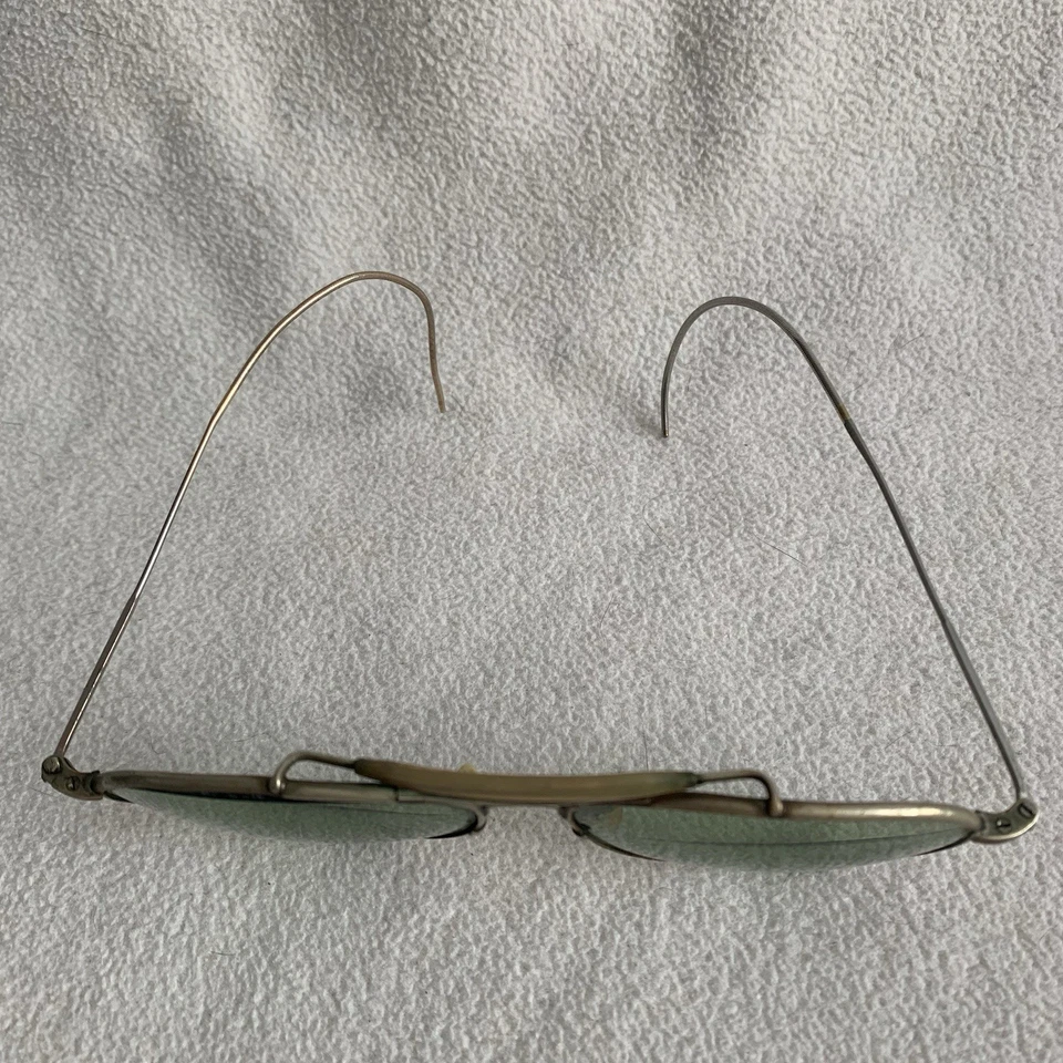 Gafas de sol vintage Aviator Bausch & Lomb tinte verde 1/10 12k GF Ranger Foto 4 de 4