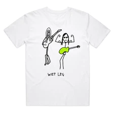 New Wet Leg Catch These Fists Shirt Short Sleeve White S-5XL PP085