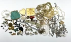 3+lb COSTUME JEWELRY ACCESSORY  JUNK DRAWER LOT CROWN TRIFARI KRAMER WEISS ETC
