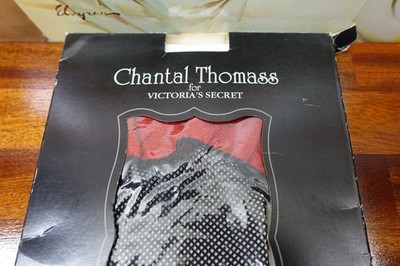 Chantal Thomass Showgirl Big Fishnets Hold-Ups L UNBOXED Black   FREE P&P