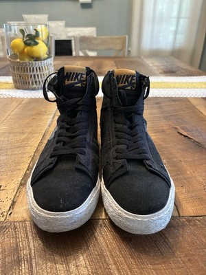 Nike Zoom Blazer Premium SB Mid  Black Patchwork  Suede Black/White DV7898-001
